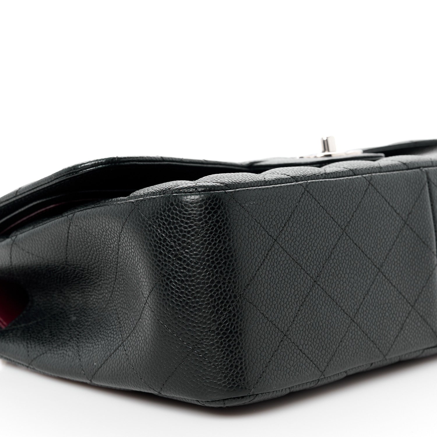 Chanel Caviar Quilted Jumbo Double Flap Black 10 of 12