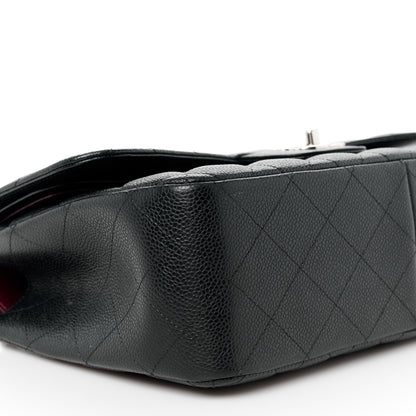 Chanel Caviar Quilted Jumbo Double Flap Black 10 of 12
