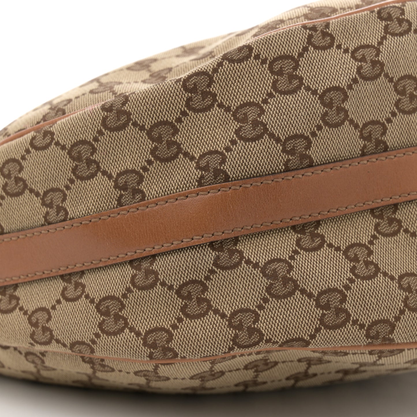 Monogram Large GG Twins Hobo Brown