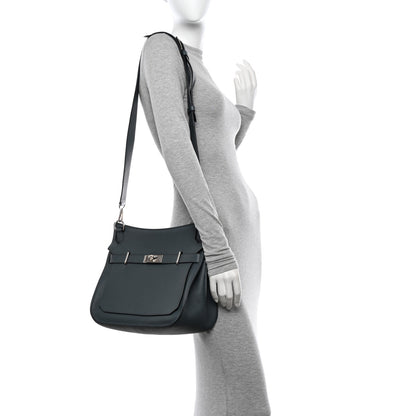 Hermes Taurillon Clemence Jypsiere 31 Bleu Ocean 2 of 11