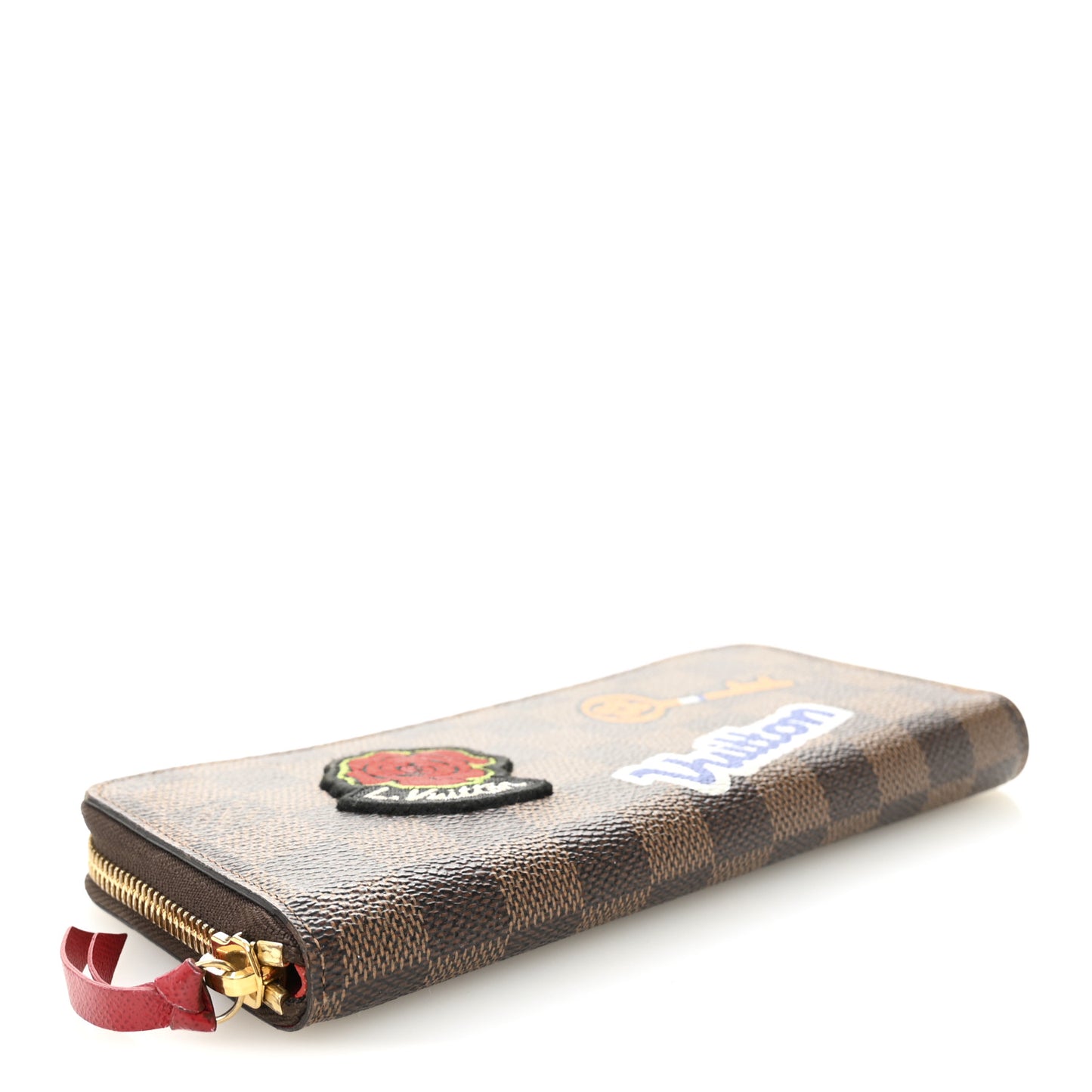 Damier Ebene Patches Clemence Wallet