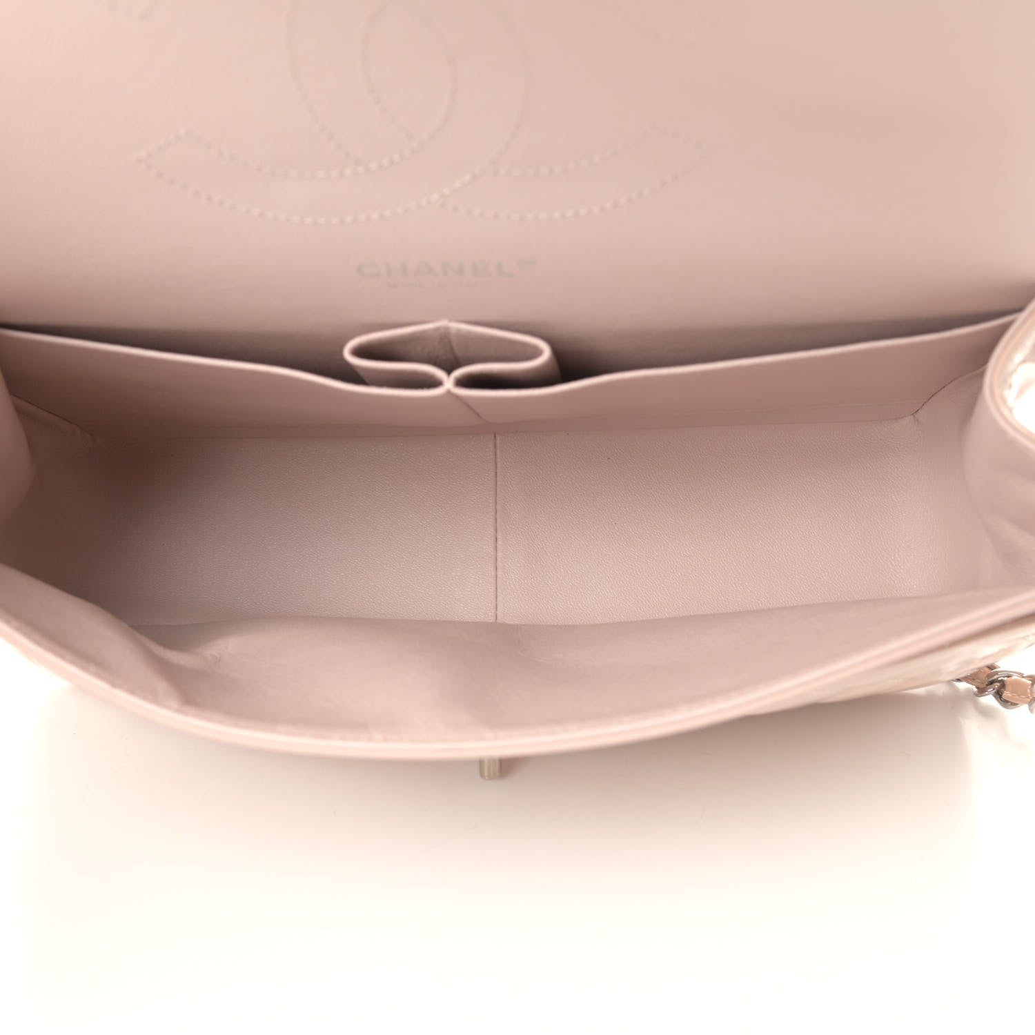 Chanel Patent Quilted Jumbo Double Flap Light Pink 4 of 5