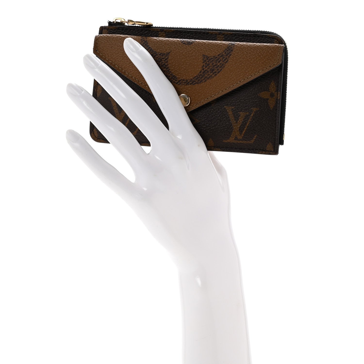 Louis Vuitton Reverse Monogram Recto Verso Card Holder Brown 2 of 10