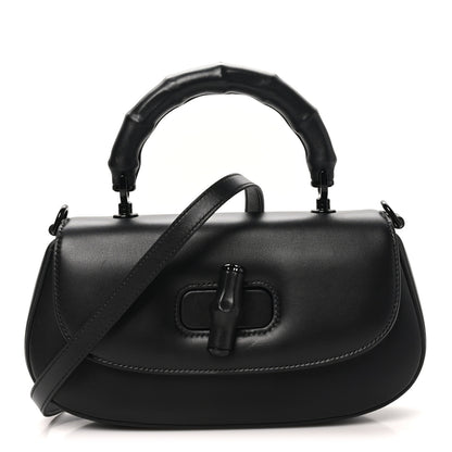 Gucci Calfskin Medium Bamboo Black 1 of 10