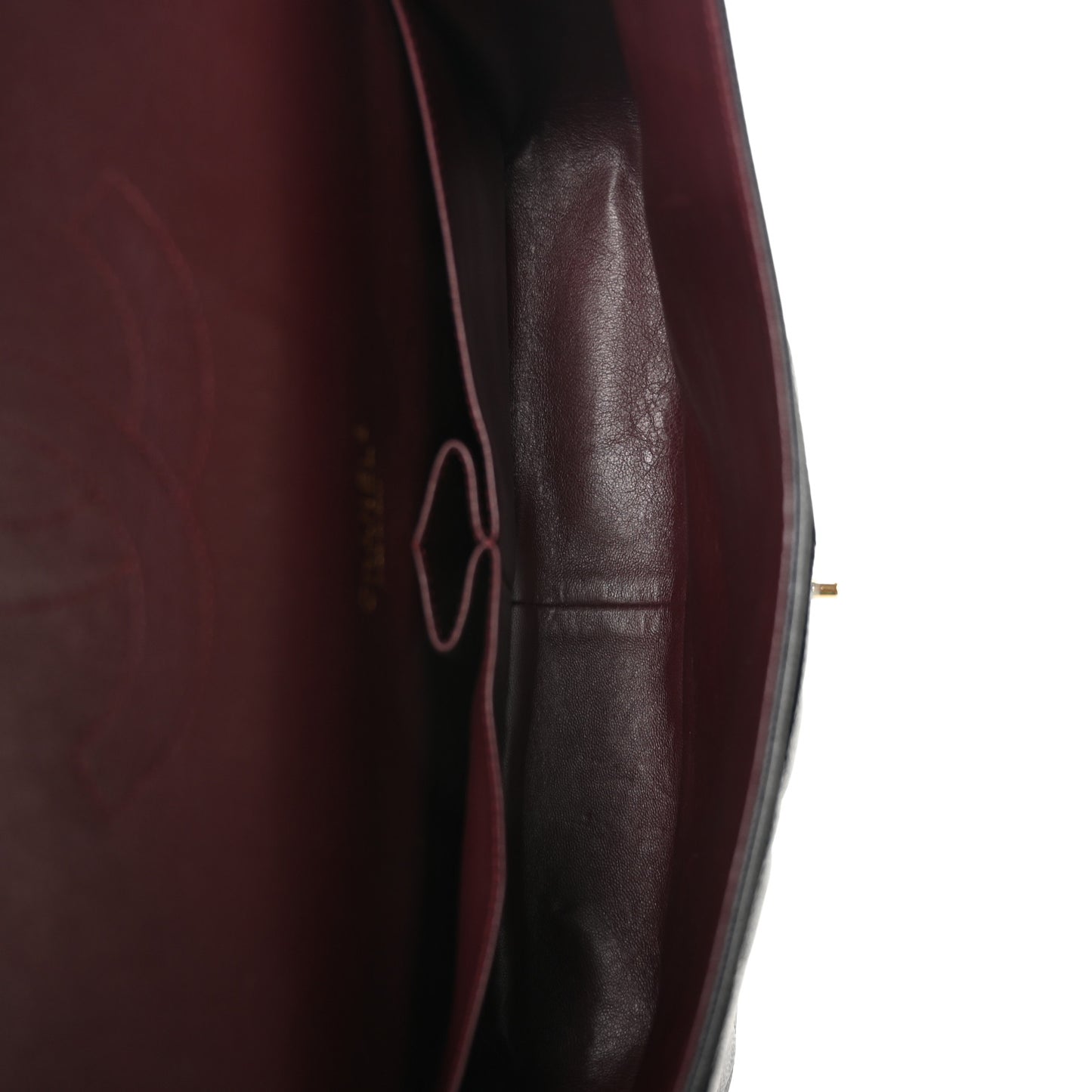 Caviar Quilted Maxi Double Flap Black