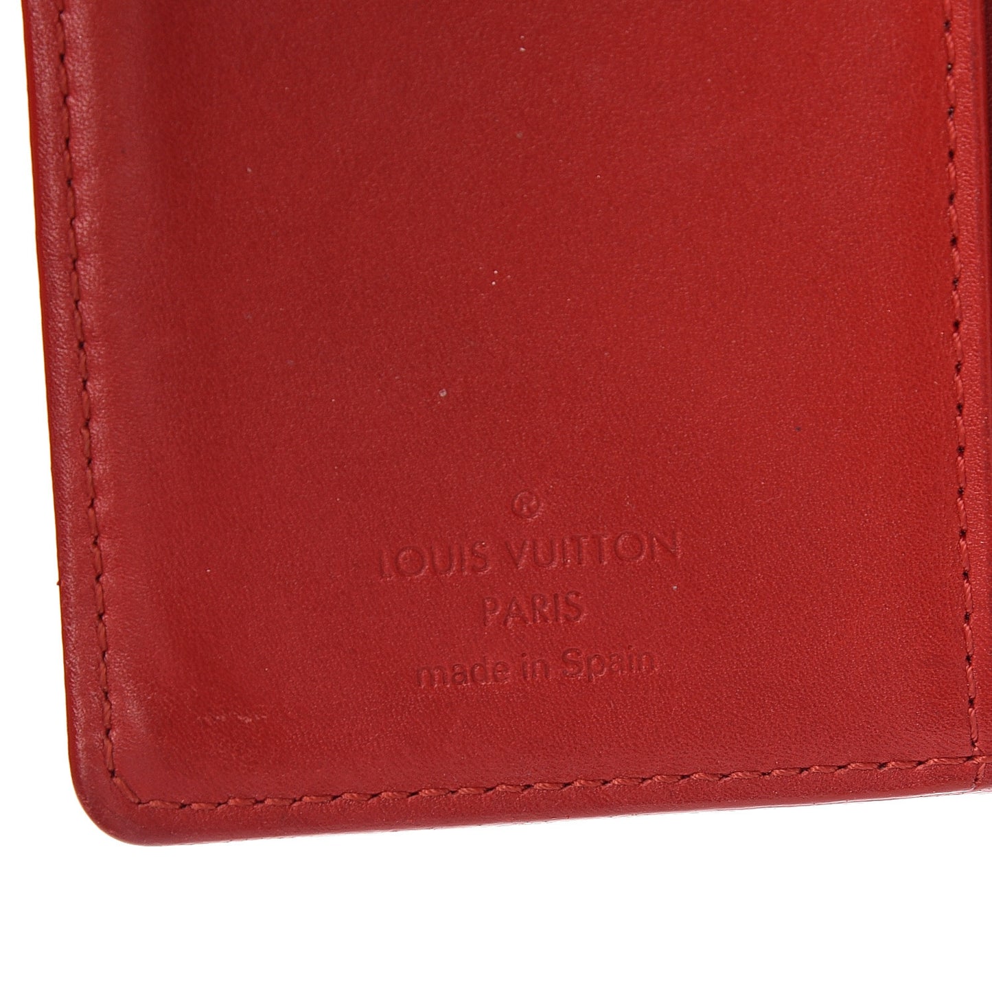 Vernis Small Ring Agenda Cover Red