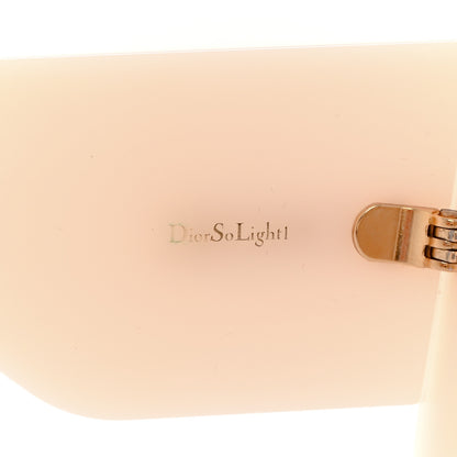 Christian Dior Acetate DiorSo Light 1 Shield Sunglasses Ivory 8 of 9