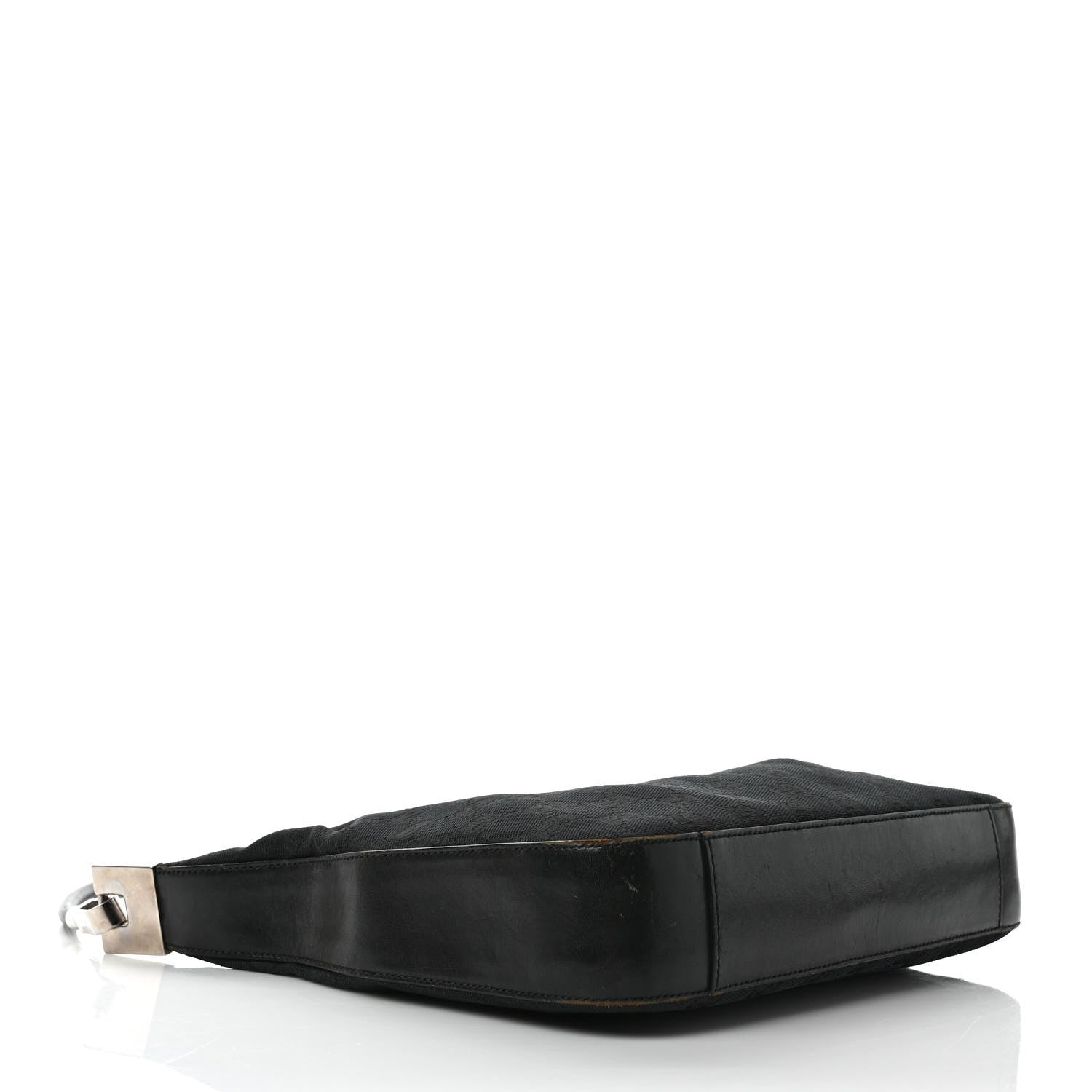 Gucci Monogram GG Clasp Hobo Black 4 of 13