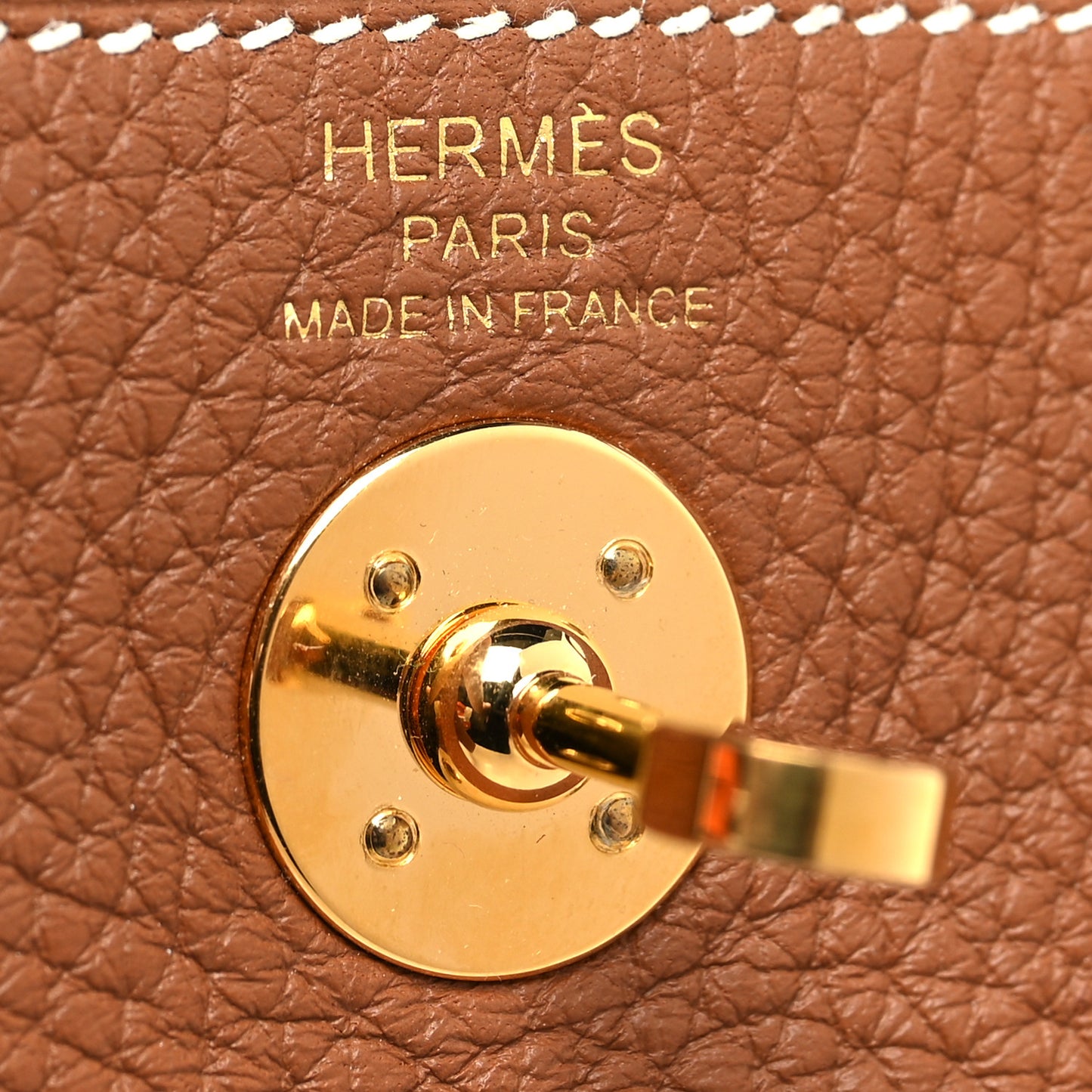 Taurillon Clemence Mini Lindy 20 Gold