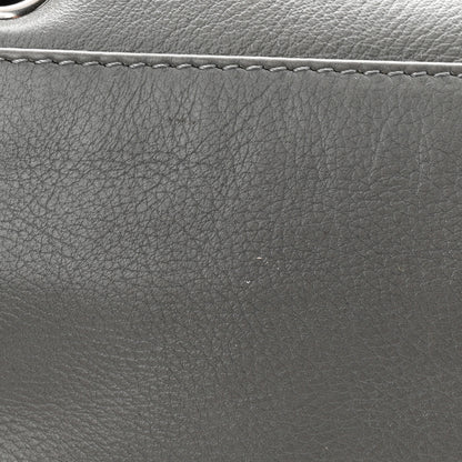 Chanel Grained Calfskin Mademoiselle Lock Bijoux Chain Flap Grey 12 of 12