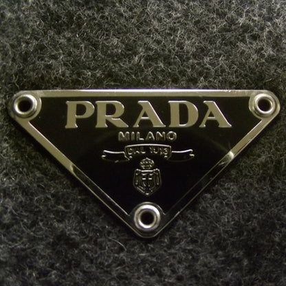 Prada Vintage Flannel Tote Anthracite 9 of 9