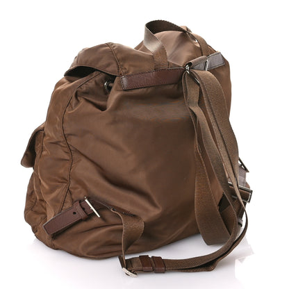 Prada Vela Nylon Saffiano Backpack Rovere 3 of 14