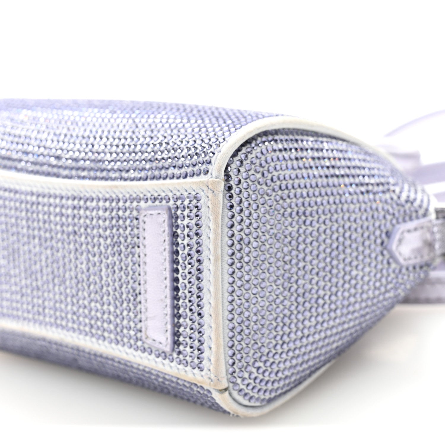 Givenchy Lambskin Satin Strass Micro Antigona Lavender 10 of 10