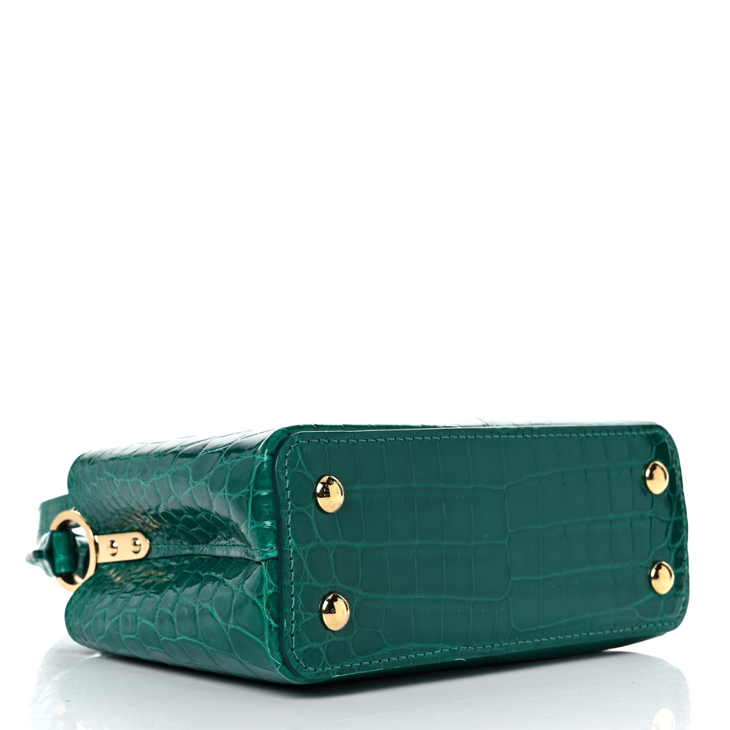 Crocodile Mini Capucines Emeraude