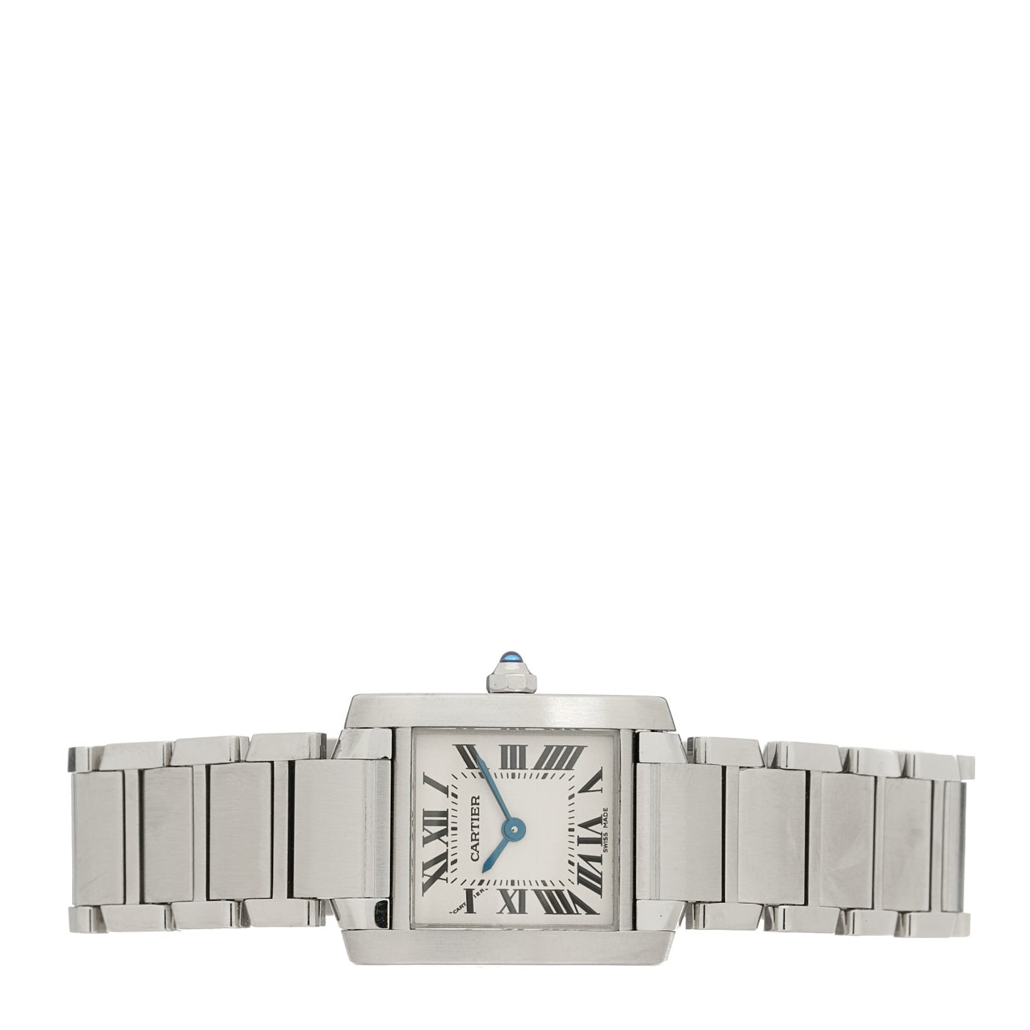 Stainless Steel 20mm Tank Francaise Quartz Watch