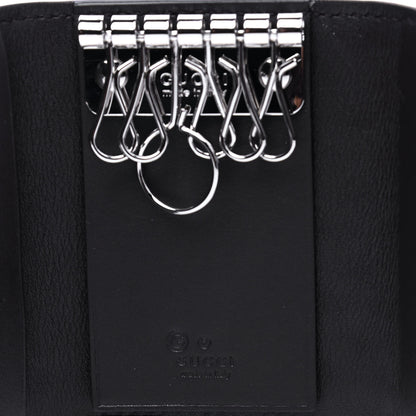 Gucci Microguccissima 6 Key Holder Case Black 4 of 5