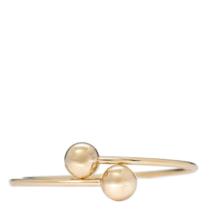 Tiffany 18K Yellow Gold 11mm HardWear Ball Bypass Bracelet 1 of 6