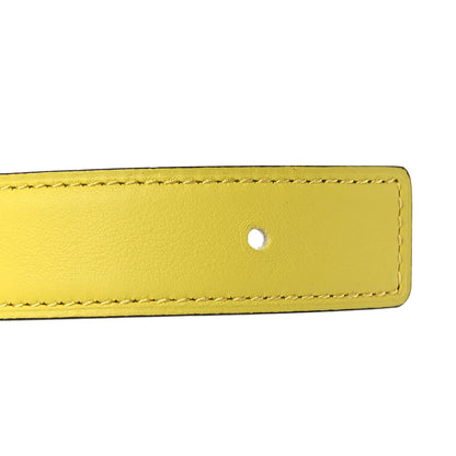 Hermes Swift Epsom 24mm Belt Strap 90 36 Nata Lime 5 of 5