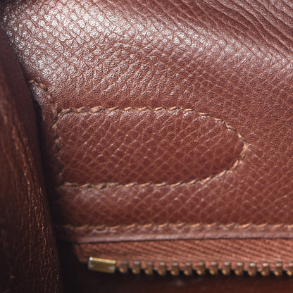 Hermes Courchevel Kelly Sellier 32 Chocolate 13 of 34