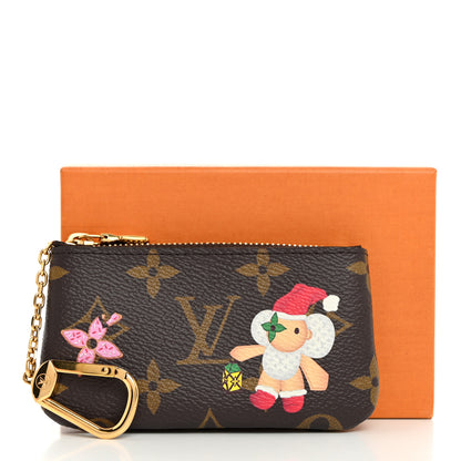 Louis Vuitton Monogram 2024 Christmas Animation Candy Factory Key Pouch Candy Red 7 of 7