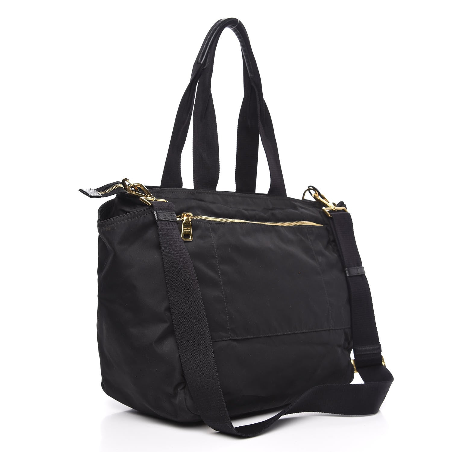Prada Tessuto Nylon Vela Diaper Bag Black 3 of 11