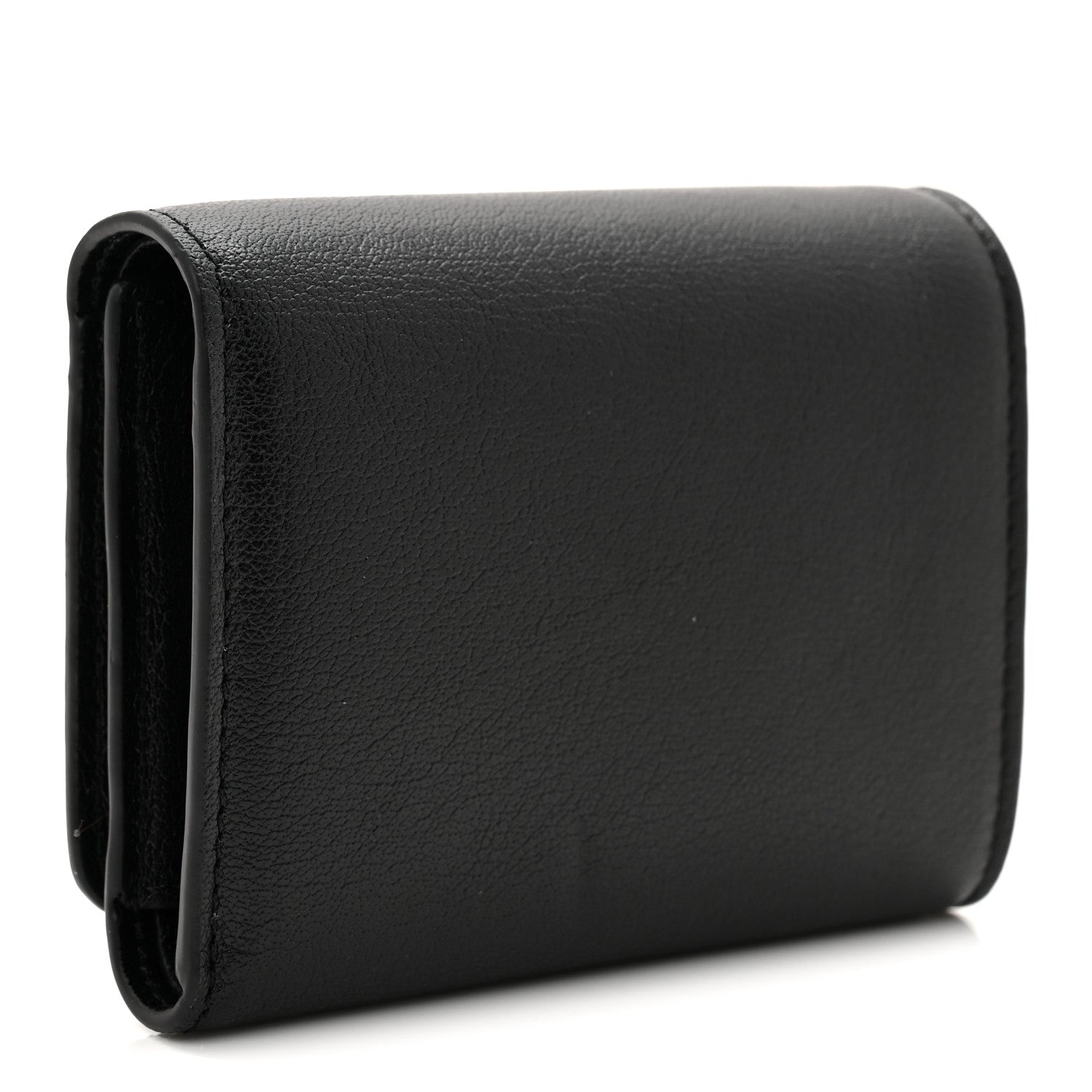 Chloe Calfskin Iconic Small Trifold Wallet Black 3 of 9