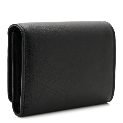 Chloe Calfskin Iconic Small Trifold Wallet Black 3 of 9