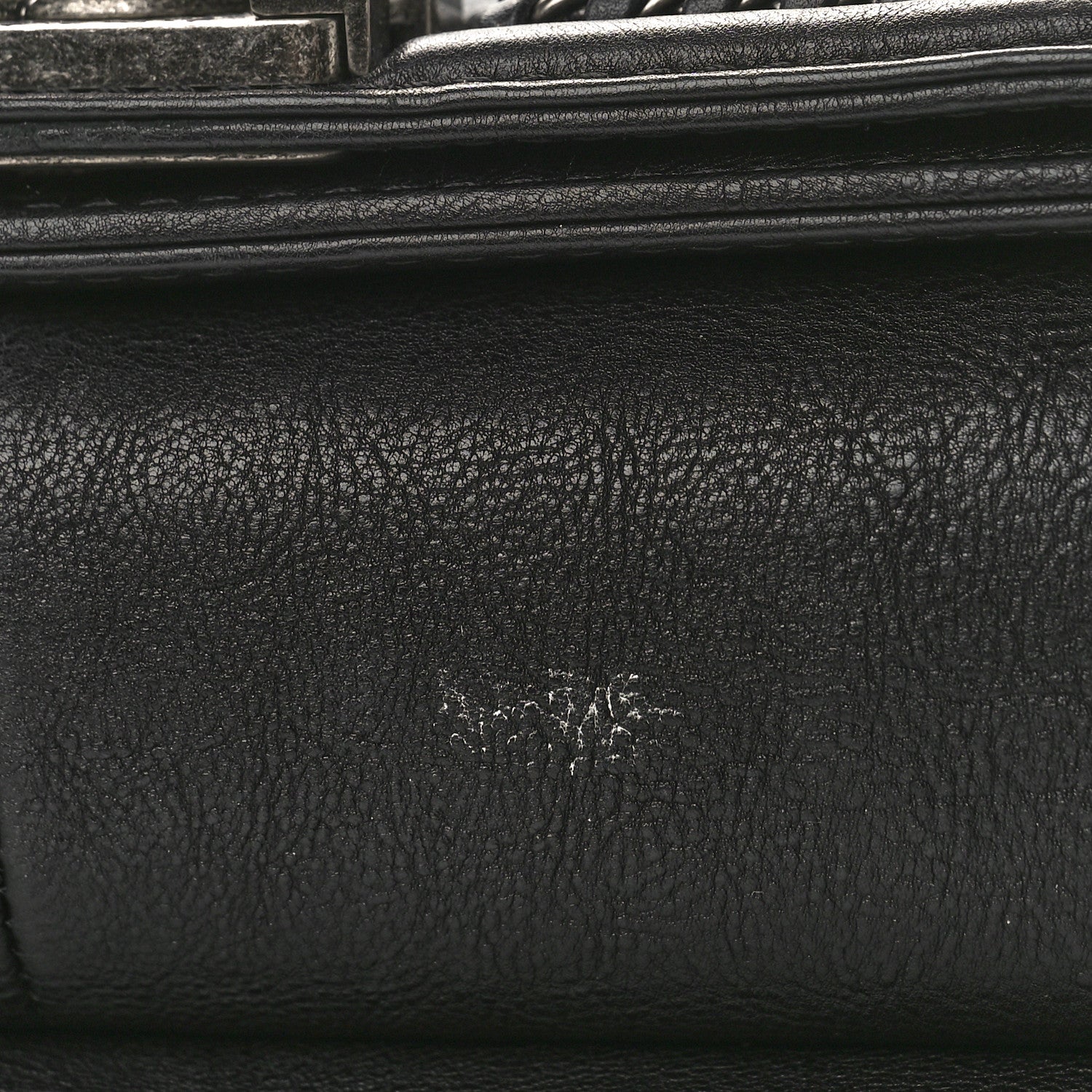 Chanel Goatskin Quilted New Medium Boy Handle Flap Black Black 11 of 12