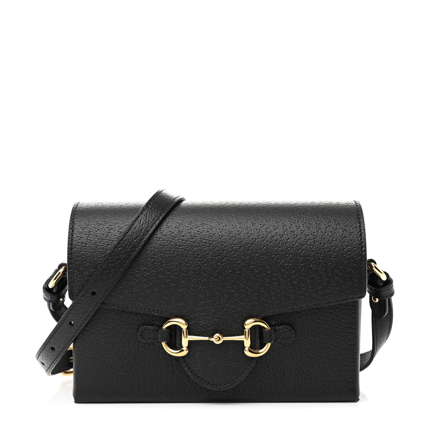 Gucci Calfskin Horsebit 1955 Shoulder Bag Black 1 of 11