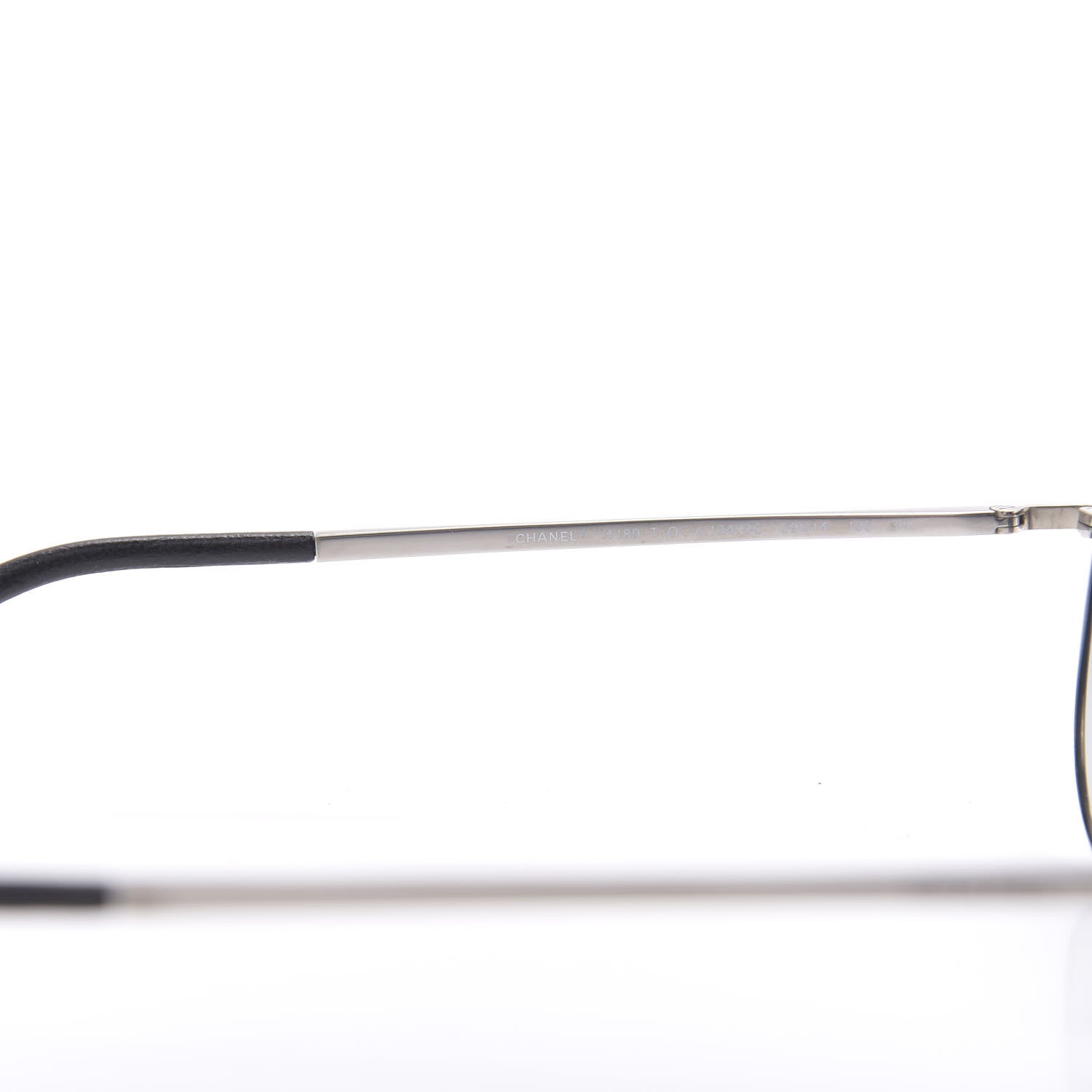 Chanel Aviator CC Sunglasses 4189-T-Q Black 5 of 8