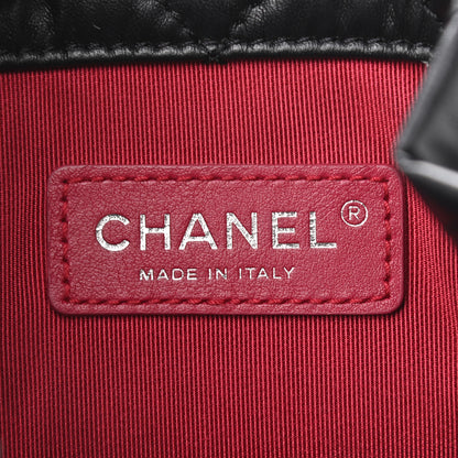 Chanel Aged Calfskin Quilted Gabrielle Backpack Black 6 of 10