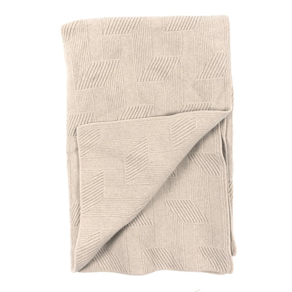 Hermes Wool Sherwood Bed Cover Blanket Ecru 2 of 4