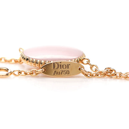Christian Dior 18K Rose Gold Diamond Pink Opal Rose Des Vents Bracelet 3 of 3