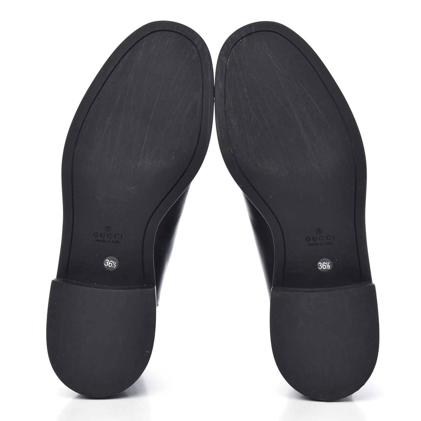 Soft Guccissima Zip Boots 36.5 Black