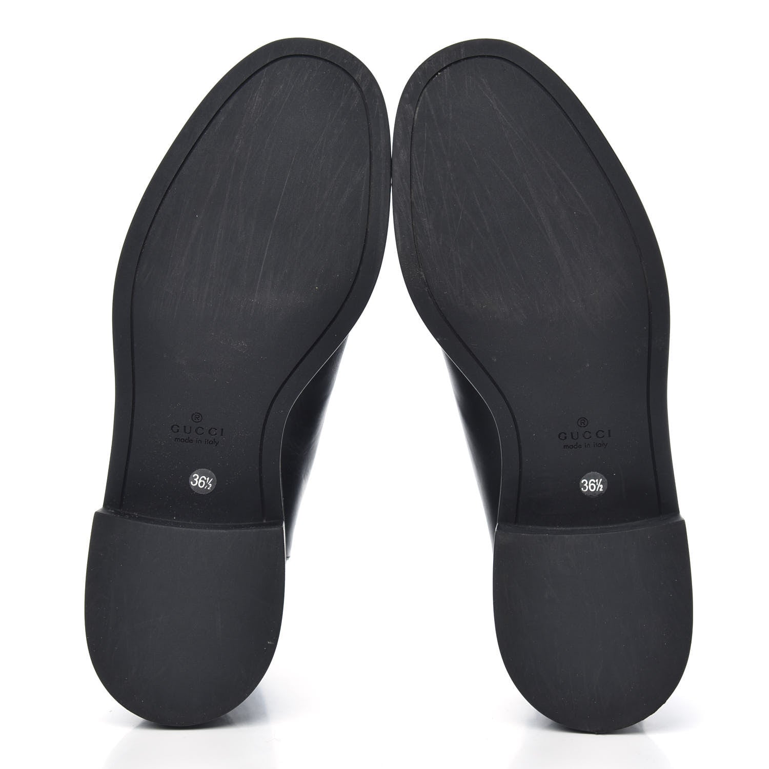 Gucci Soft Guccissima Zip Boots 36.5 Black 5 of 9