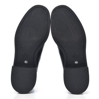 Gucci Soft Guccissima Zip Boots 36.5 Black 5 of 9