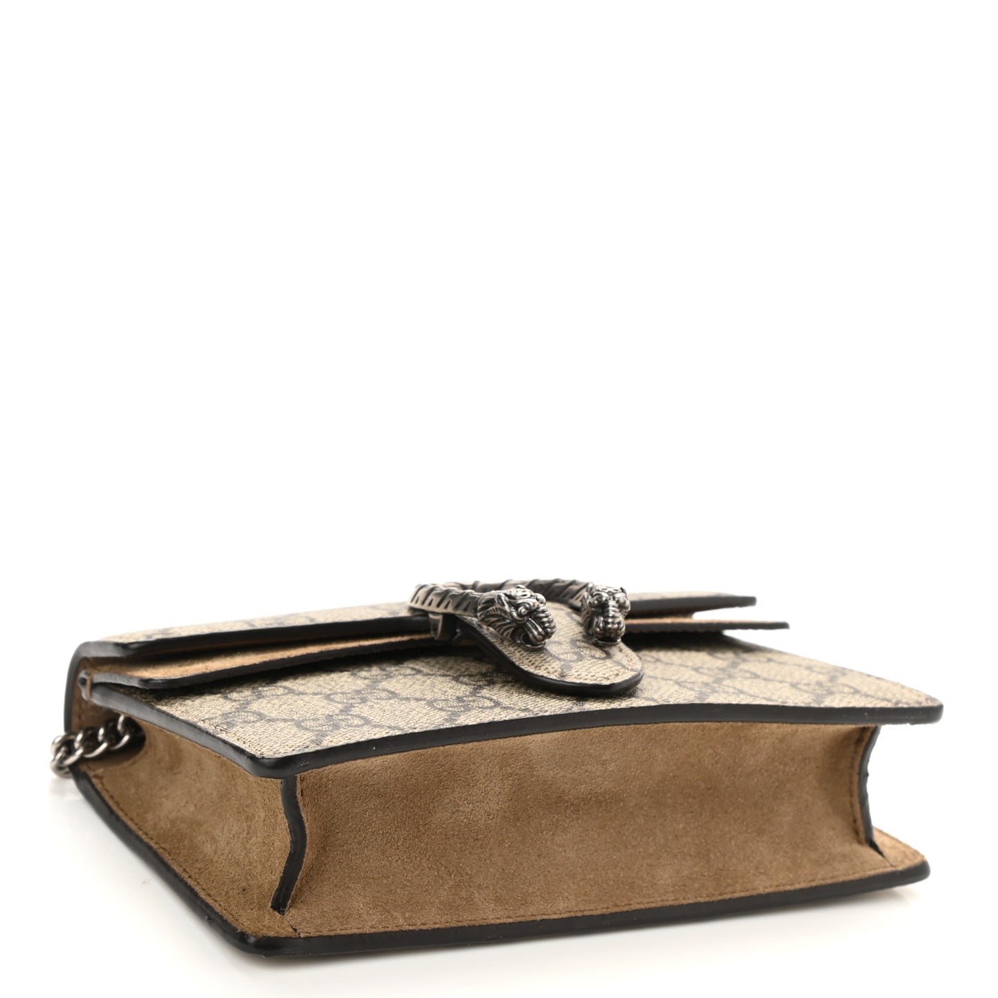 GG Supreme Monogram Super Mini Dionysus Shoulder Bag Taupe
