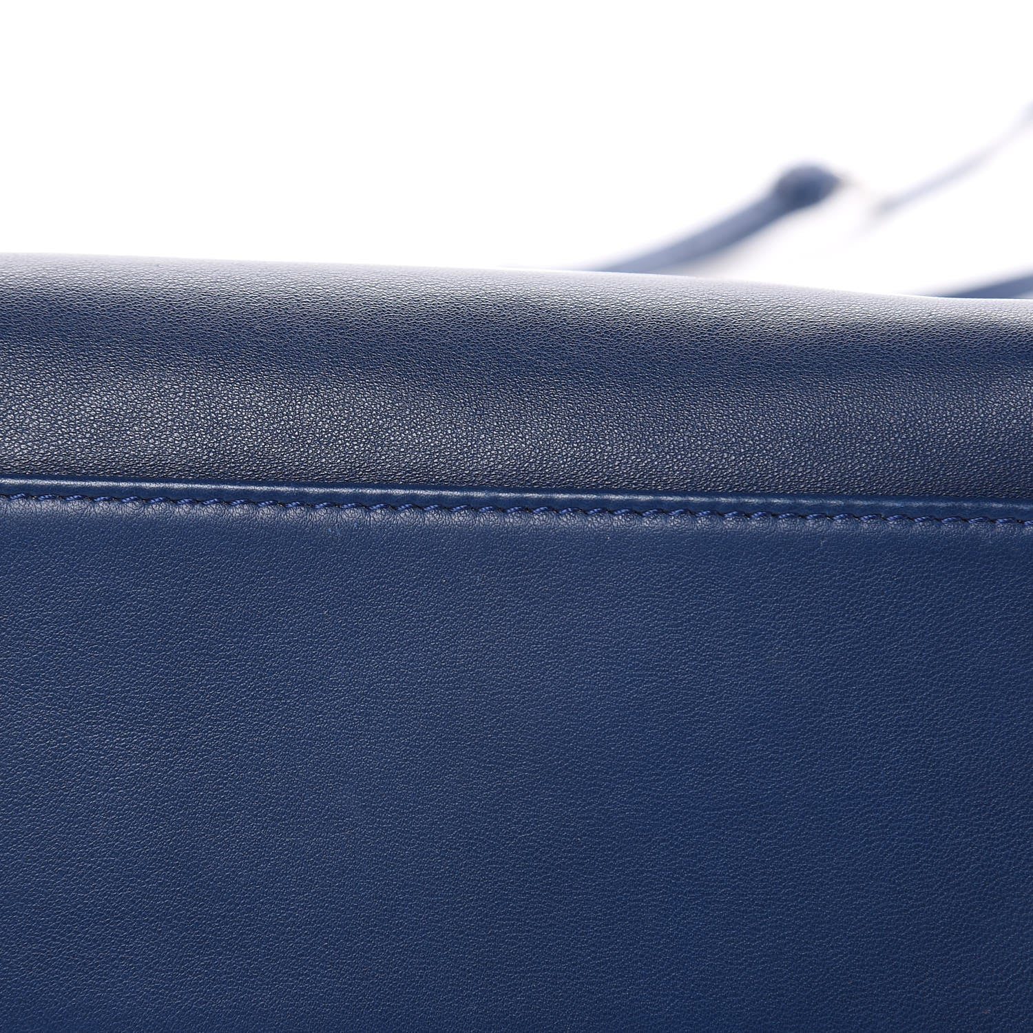 Fendi Nappa Mini Peekaboo Iconic Satchel True Blue 12 of 12