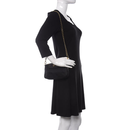 Prada Tessuto Nylon Saffiano Crossbody Bag Black 2 of 10