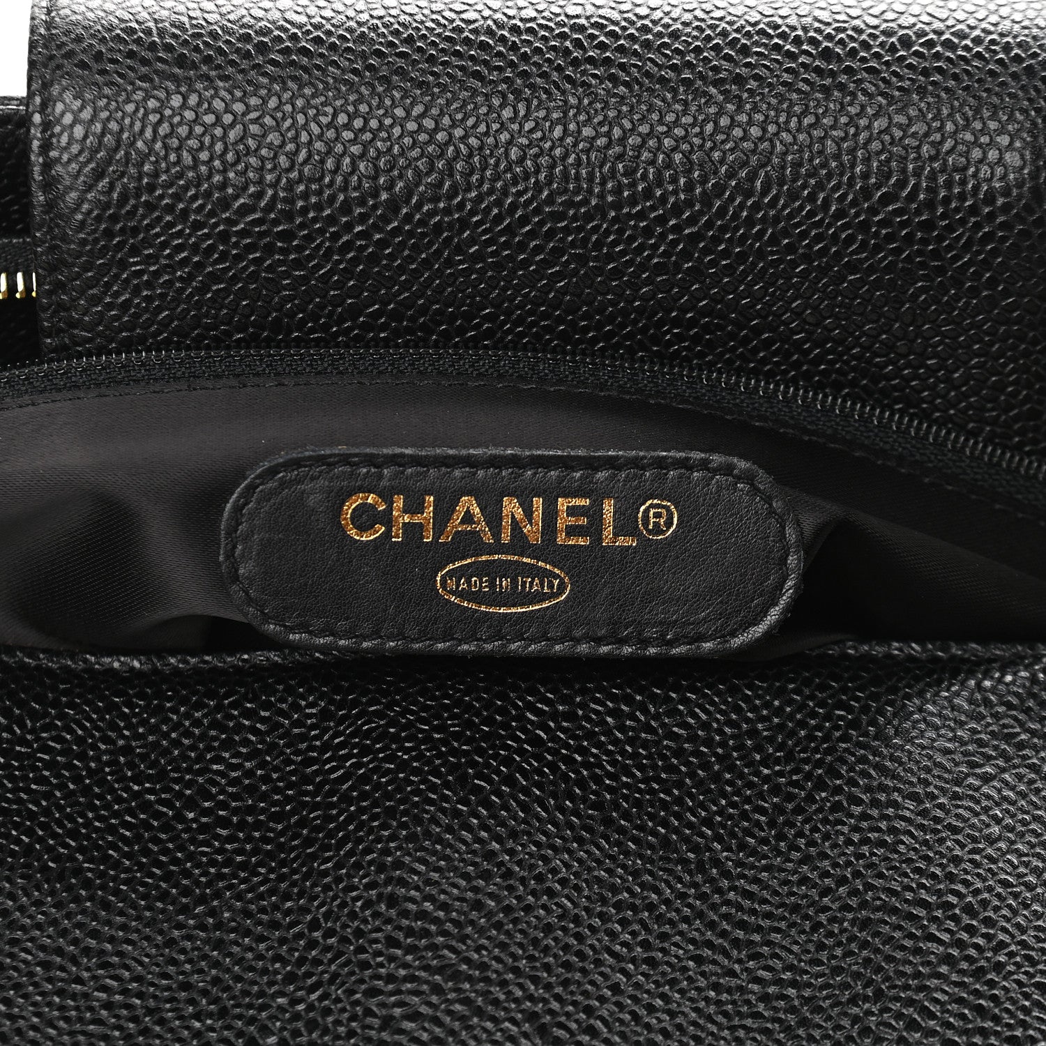Chanel Caviar XL Weekender Bag Black 6 of 9