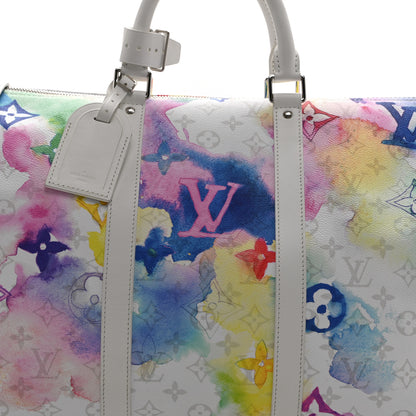 Louis Vuitton Monogram Watercolor Keepall Bandouliere 50 Multicolor 6 of 8