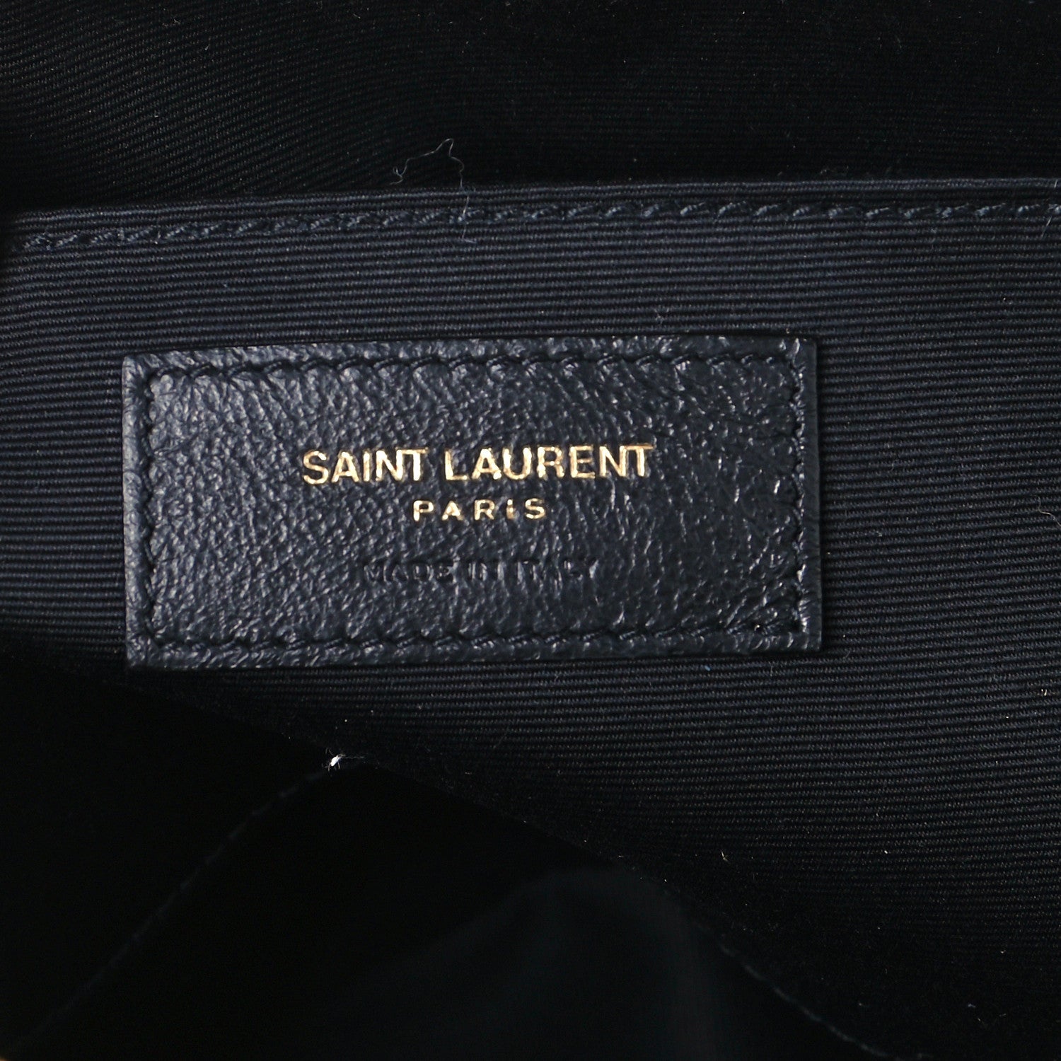 Saint Laurent Calfskin Matelasse Monogram Lou Camera Bag Deep Marine 6 of 10