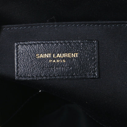 Saint Laurent Calfskin Matelasse Monogram Lou Camera Bag Deep Marine 6 of 10