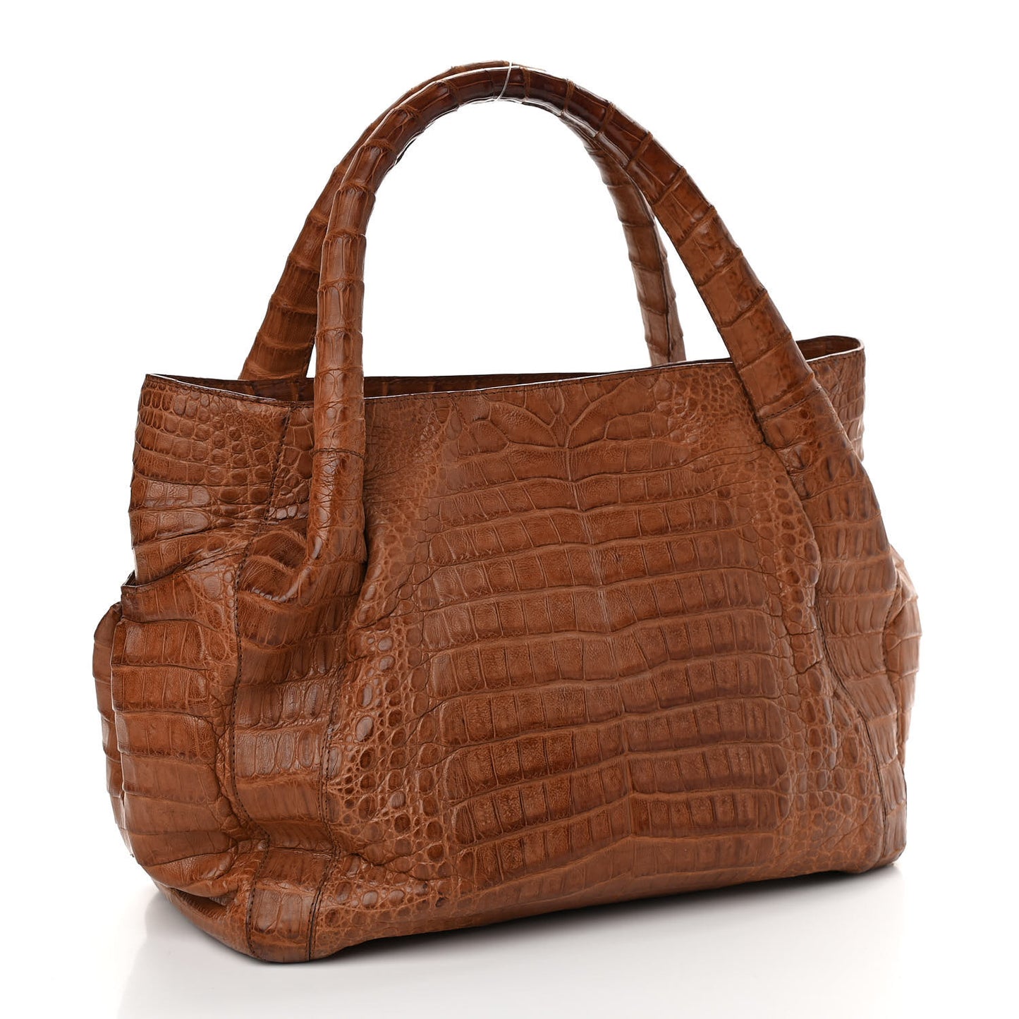 Crocodile Tote Brown
