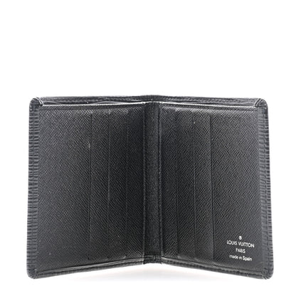 Louis Vuitton Epi 6 Card Billfold Wallet Black 5 of 6