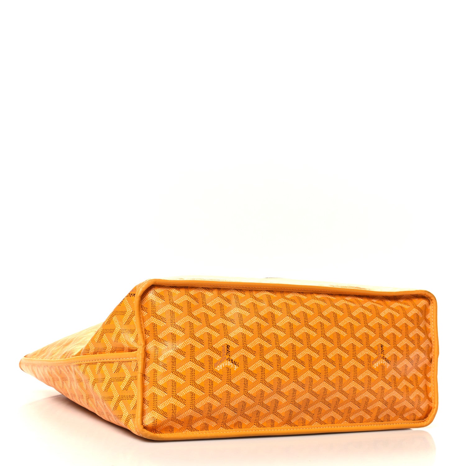Goyard Goyardine Embroidered Cactus Reversible Anjou PM Yellow 5 of 18