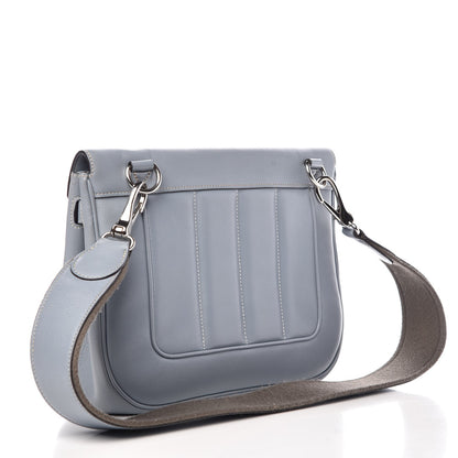 Hermes Veau Swift Sac Berline 28 Bleu Lin 3 of 9