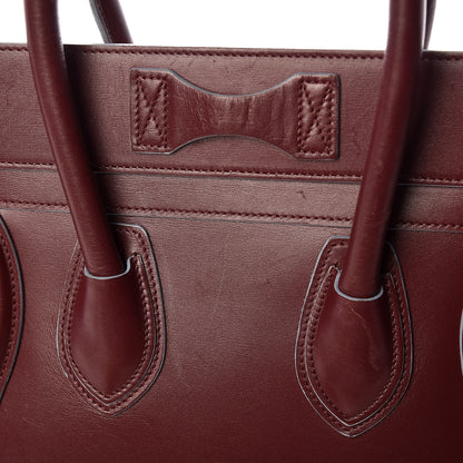 Celine Palmelato Micro Luggage Burgundy Azur Blue 13 of 23