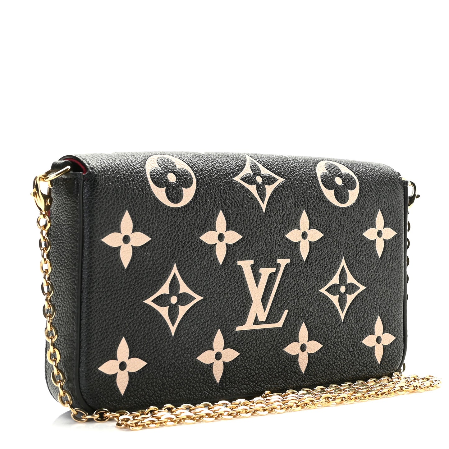 Empreinte Monogram Giant Felicie Pochette Black Beige