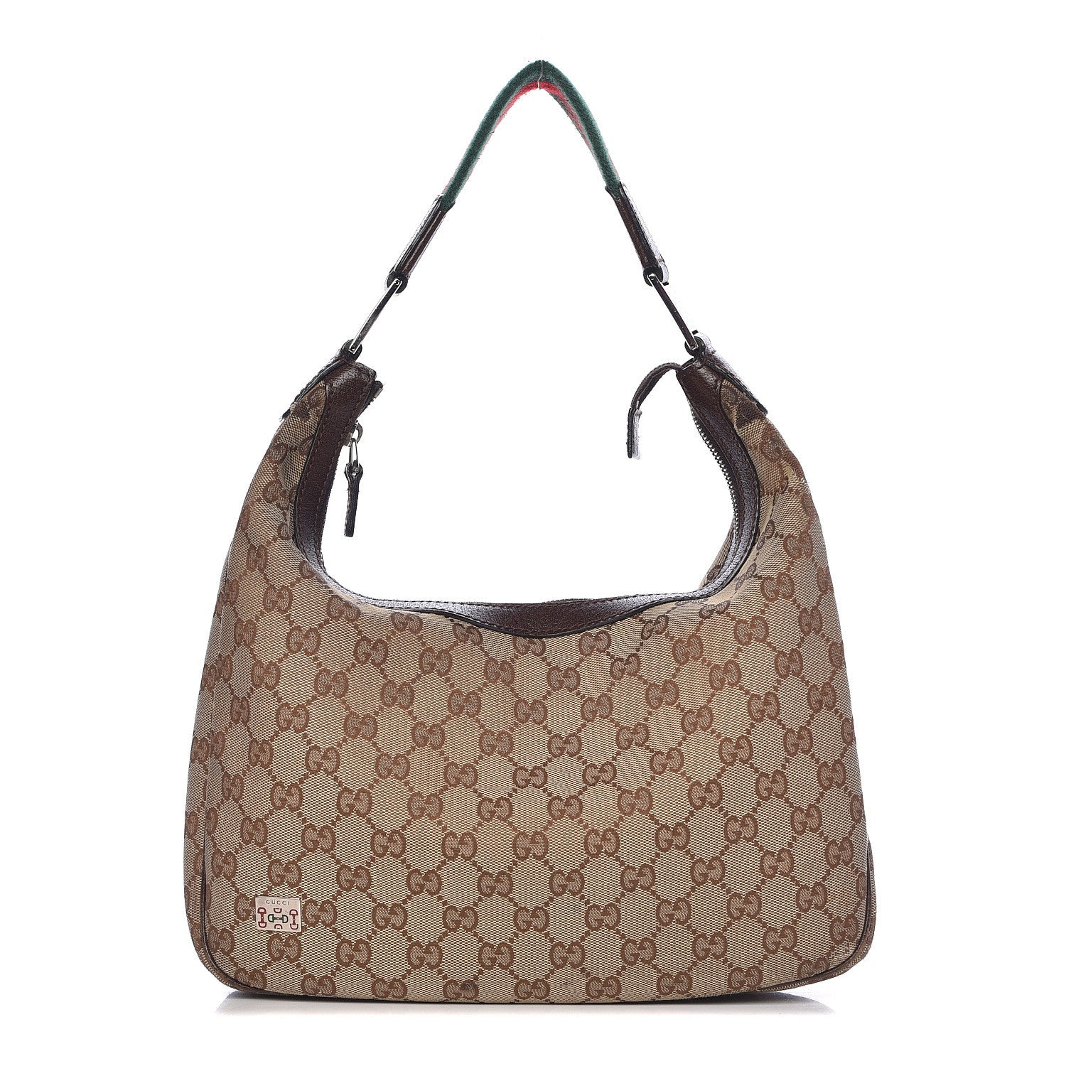 Gucci Monogram Medium Pop Hobo Dark Brown 1 of 16
